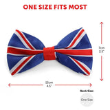Union Flag Bow Tie – Elasticated Patriotic Accessory in Multipacks for UK