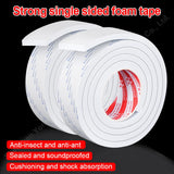 EVA single side foam sponge foam tape EVA tape Adhesive  for Wall Tile Edges, Kitchen backsplash, Floor, Mirrior Frame Decor