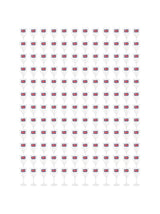 Pack of 12 Union Flag Plastic Wine Glasses - 300ml/10oz Durable, Reusable Cups for Parties, BBQs & British Celebrations