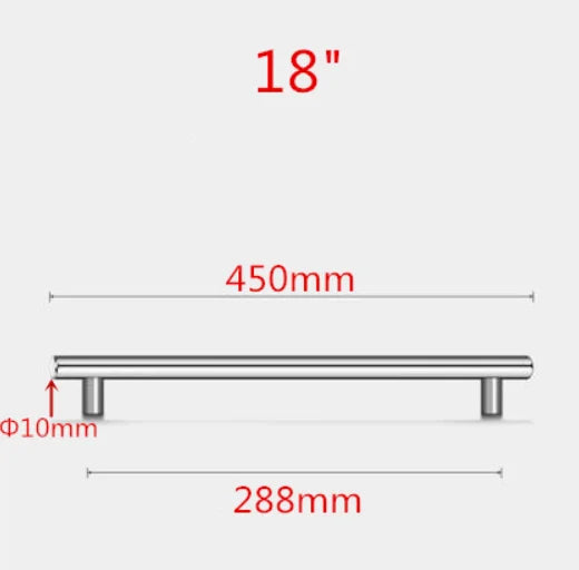 Stainless Steel Handles For Cabinets And Drawers  Kitchen Handles Bathroom Cabinets handles Cabinet Metal Furniture Handles