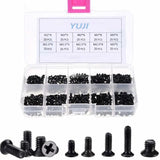 Screw Set KM2 2.5 KM3Machine Laptop Screws Flat Head Phillips Drive Accessories for Repair Computer Electronic Laptop Screws Kit