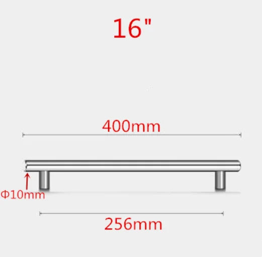 Stainless Steel Handles For Cabinets And Drawers  Kitchen Handles Bathroom Cabinets handles Cabinet Metal Furniture Handles
