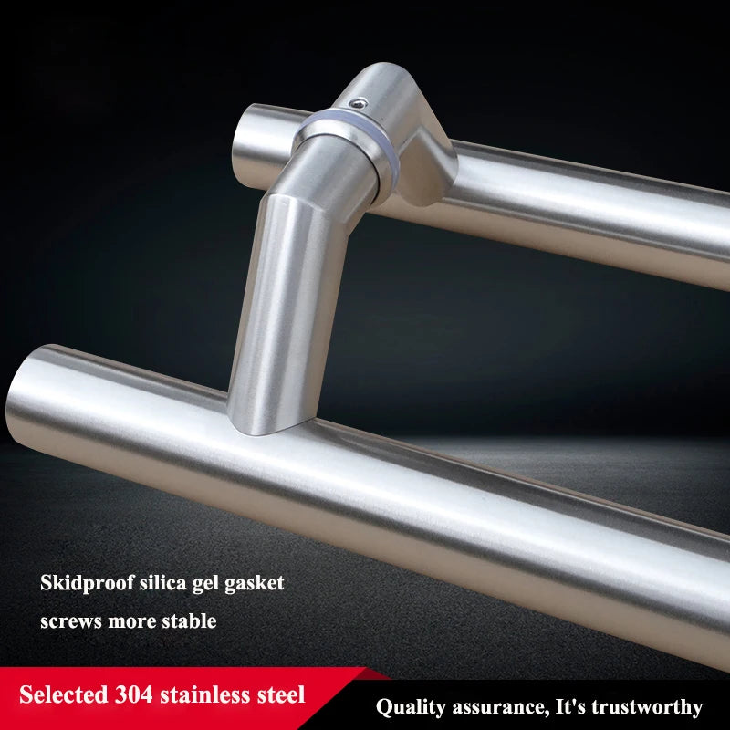 High quality stainless steel 304 door handle Slant foot handle Eccentric handle Glass door Wooden door Aluminum door hardware