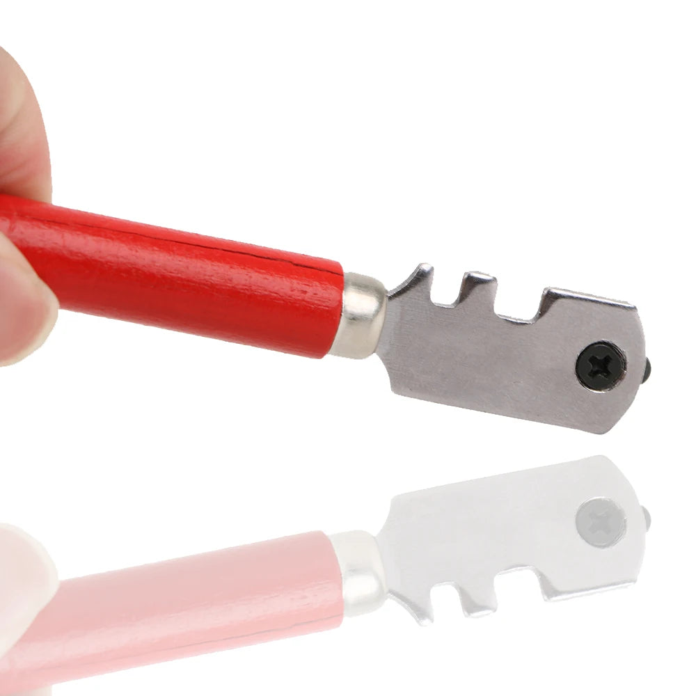 Professional Glass Tile Cutter Window Craft Wooden Handle 130mm For Hand Tool Diamond Tipped 1Pcs Portable Glass Cutter
