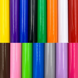 Glossy Self Adhesive Vinyl Premium Craft cut Film for Outdoor Decor Sticker Cutter Car Wall Lettering Film DIY 30*25cm/100cm