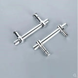 Bathroom glass door handle , Hole distance adjustable shower room handle, Shower door handle 145mm(A654)