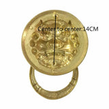 Lenth 190mm Brass Large Antique Lion Door Knocker Lionhead Doorknockers Lions Home Decor With Screw