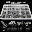 Total 400/650/1140/2100X M1.6 M2 M2.5 M3 M4 M5 304 Stainless Steel Hex UK