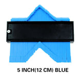 Profile Contour Gauge line Copier Ruler Cutting template Construction Woodworking Measuring instrument ceramic Tiling tiles tool