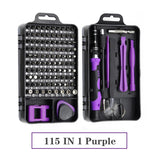 115 in 1 Precision Screwdrivers Set Multifunctional Mini Repair Hand Tools Kit Set for Computer, Laptop, Cell Phone, PC, MacBook
