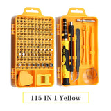 115 in 1 Precision Screwdrivers Set Multifunctional Mini Repair Hand Tools Kit Set for Computer, Laptop, Cell Phone, PC, MacBook