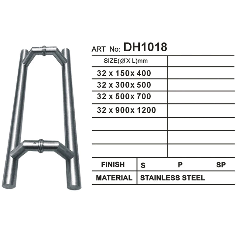 High quality stainless steel 304 door handle Slant foot handle Eccentric handle Glass door Wooden door Aluminum door hardware