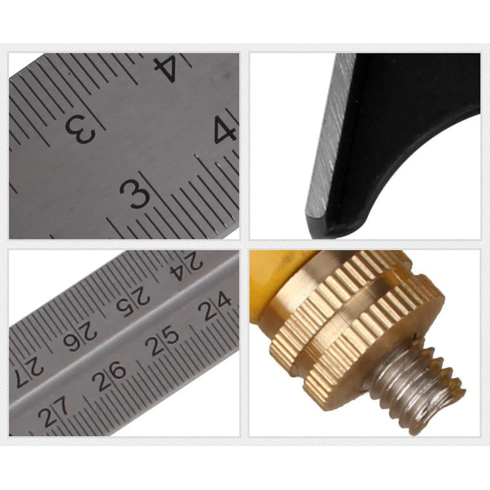 Woodworking 3 In 1 300mm Adjustable Measuring Ruler Multi Combination Square Angle Finder Protractor Tools