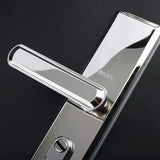 Multi Function  Stainless Steel Anti-theft  Entrance Gate Lock plate  Anti-explosion Security Thicken Widen lock Handle Plate