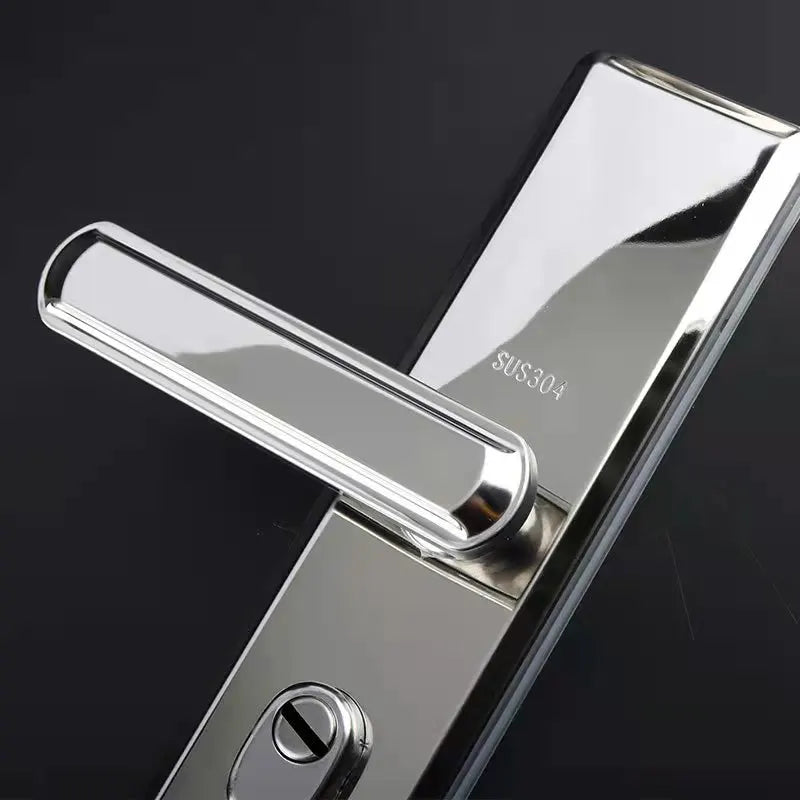 Multi Function  Stainless Steel Anti-theft  Entrance Gate Lock plate  Anti-explosion Security Thicken Widen lock Handle Plate