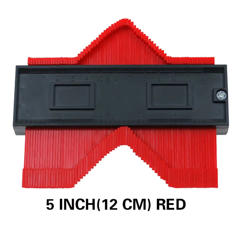 Profile Contour Gauge line Copier Ruler Cutting template Construction Woodworking Measuring instrument ceramic Tiling tiles tool