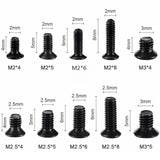 Screw Set KM2 2.5 KM3Machine Laptop Screws Flat Head Phillips Drive Accessories for Repair Computer Electronic Laptop Screws Kit