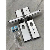 Multi Function  Stainless Steel Anti-theft  Entrance Gate Lock plate  Anti-explosion Security Thicken Widen lock Handle Plate