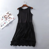 Women Summer Dresses Casual Japanese Style Cute Mori Girl Mesh Lace Stitchcing Spaghetti Strap Dress Modal Sundress jurk dames