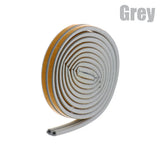 5/10M Anti Collision Foam Draught Excluder Soundproof Self Adhesive Window Door Seal Strip Home Hardware