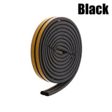 5/10M Anti Collision Foam Draught Excluder Soundproof Self Adhesive Window Door Seal Strip Home Hardware