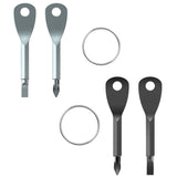 Stainless Steel Mini EDC Multifunction Screwdriver Keychain Set (Pocket-size Repair Tool)