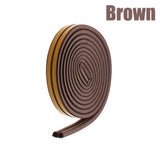 5/10M Anti Collision Foam Draught Excluder Soundproof Self Adhesive Window Door Seal Strip Home Hardware
