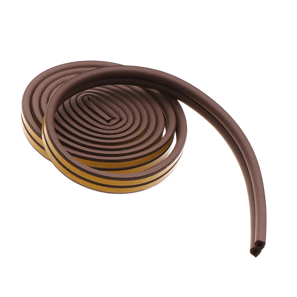5/10M Anti Collision Foam Draught Excluder Soundproof Self Adhesive Window Door Seal Strip Home Hardware