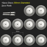 Diamond Cutting Disc Wheels Rotary Tool Circular Saw Blade for Dremel Mini Drill Mandrel Cutoff Wood Stone Plastic Glass Tile