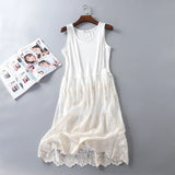 Women Summer Dresses Casual Japanese Style Cute Mori Girl Mesh Lace Stitchcing Spaghetti Strap Dress Modal Sundress jurk dames
