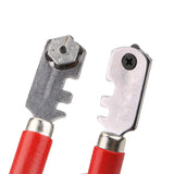 Professional Glass Tile Cutter Window Craft Wooden Handle 130mm For Hand Tool Diamond Tipped 1Pcs Portable Glass Cutter