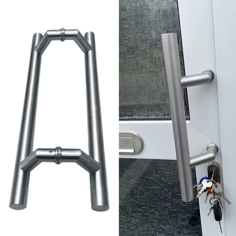 High quality stainless steel 304 door handle Slant foot handle Eccentric handle Glass door Wooden door Aluminum door hardware