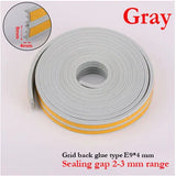 5M Type DIEP Self Adhesive Door Sealing Strips Self Adhesive Window Foam Wind Waterproof Dustproof Sound Insulation Strip Tools