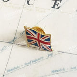 United Kingdom UK National Flag Lapel Pins Crystal Epoxy Metal Enamel UK