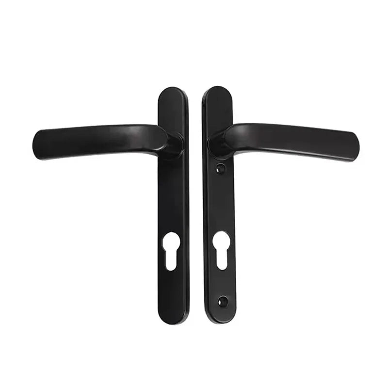 Narrow Universal Security Sliding Door Handle Size 85mm 92mm Aluminium Alloy Door Handle Panel Room Door Panel Security Locks