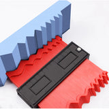 Profile Contour Gauge line Copier Ruler Cutting template Construction Woodworking Measuring instrument ceramic Tiling tiles tool