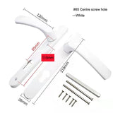 Narrow Universal Security Sliding Door Handle Size 85mm 92mm Aluminium Alloy Door Handle Panel Room Door Panel Security Locks