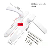 Narrow Universal Security Sliding Door Handle Size 85mm 92mm Aluminium Alloy Door Handle Panel Room Door Panel Security Locks