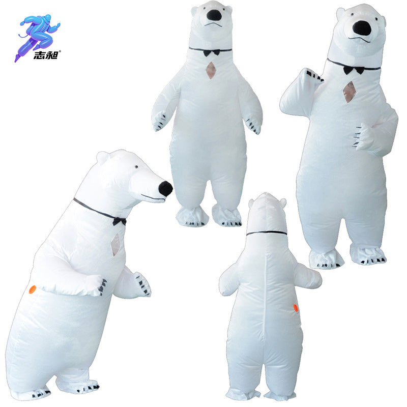 Cross-Border Hot-Selling New Snowman Inflatable Costume Christmas Carnival Festival Celebration Stage Party Performance Costume