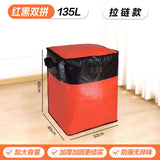Cross-Border Moving Storage Bags, Organizing Boxes, Cardboard Boxes, Woven Snakeskin Luggage, Express Delivery Organizing Boxes with Visible Window and Large Capacity