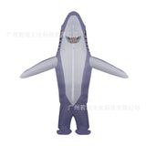 Cross-Border Halloween Inflatable Shark Costume Funny Cartoon Performance Outfit Festival Atmosphere Puppet Dance Costume