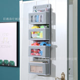 Fabric multi-layer storage hanging bag wall hanging door sundries storage bag dormitory upper hanging storage bag wholesale