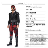 Pirate Costume Halloween Costume Pirate Cos Costume Devil Performance Pirates of the Caribbean Captain Jack Costume