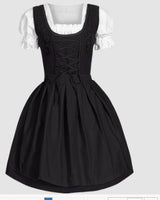 2024 European and American Halloween Beer Festival Maid Cosplay Costume Women's Top