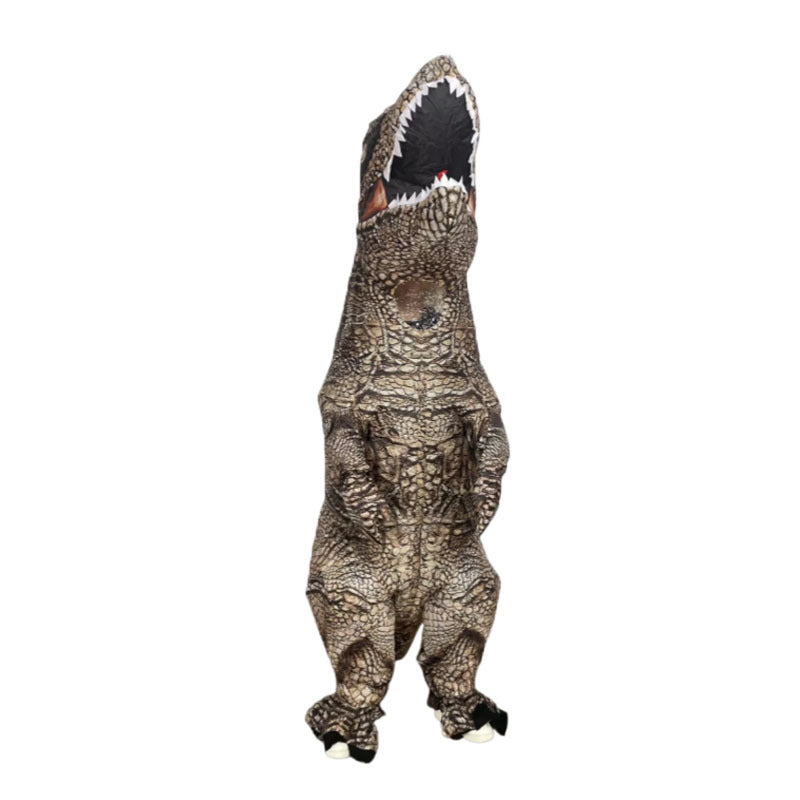 Halloween Muscular Tyrannosaurus Rex Dinosaur Inflatable Suit Holiday Party Funny Doll Inflatable Costume Cosplay Costume