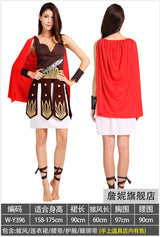 Halloween Children/Adult Medieval Samurai Ancient Roman Spartan Warrior Cross Expedition Army Costume