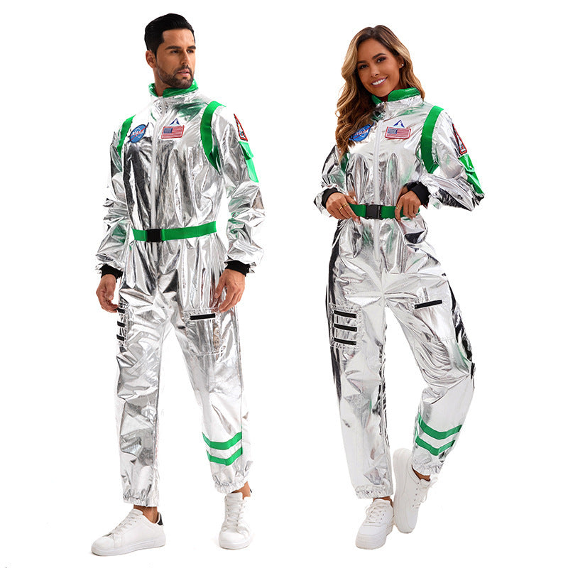 Space Suit Pilot Cos Astronaut Costume Halloween Performance Costume Male and Female Wandering Earth Astronaut Costume