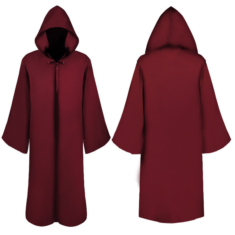 In-Stock Star Wars Cosplay Costume Jedi Robe Cosplay Festival Costume Hooded Cloak Outerwear Set