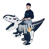 Halloween Muscular Tyrannosaurus Rex Dinosaur Inflatable Suit Holiday Party Funny Doll Inflatable Costume Cosplay Costume