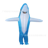 Cross-Border Halloween Inflatable Shark Costume Funny Cartoon Performance Outfit Festival Atmosphere Puppet Dance Costume